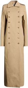 Khaite Sand polyamide overcoat & trench coat