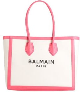 Balmain Off white cotton handbag