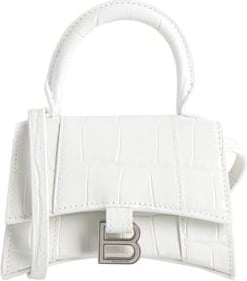 Balenciaga White calfskin cross-body bag