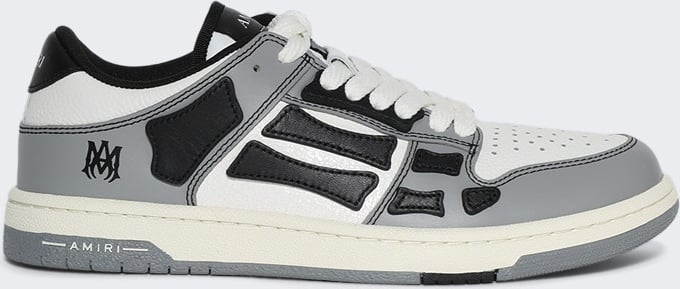 Amiri VARSITY SKEL TOP LOW SNEAKERS Black